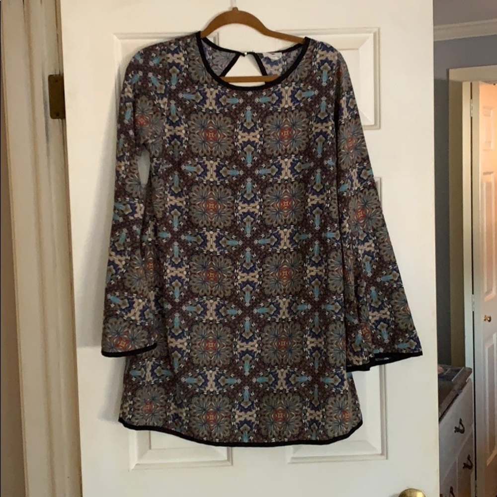 Bell Sleeve Fall Dress